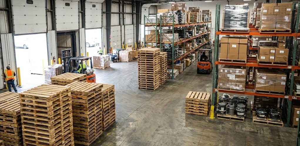 Professional pallet handling and storage